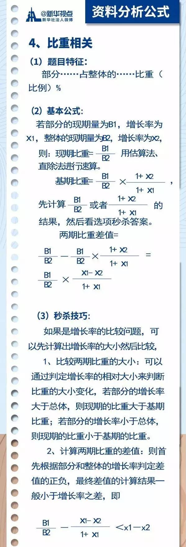 2020國(guó)考行測(cè)常用公式匯總，背完答題省時(shí)省力